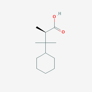 (2R)-3-Cyclohexyl-2,3-dimethylbutanoic acid