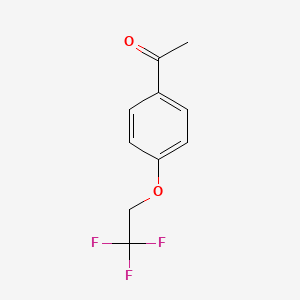 B2814644 1-[4-(2,2,2-Trifluoroethoxy)phenyl]ethanone CAS No. 76579-44-7
