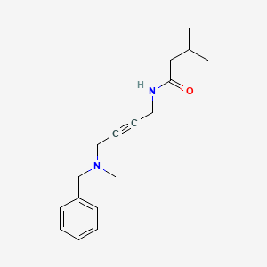 N-(4-(benzyl(methyl)amino)but-2-yn-1-yl)-3-methylbutanamide