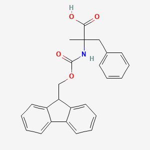molecular formula C25H23NO4 B2814662 n-Fmoc-a-methyl-DL-phenylalanine CAS No. 135944-05-7; 152436-04-9; 212394-94-0