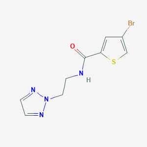 N-(2-(2H-1,2,3-triazol-2-yl)ethyl)-4-bromothiophene-2-carboxamide