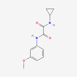 N-cyclopropyl-N'-(3-methoxyphenyl)oxamide