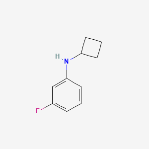 molecular formula C10H12FN B2814706 N-cyclobutyl-3-fluoroaniline CAS No. 1249444-92-5
