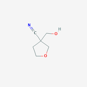 3-(Hydroxymethyl)oxolane-3-carbonitrile