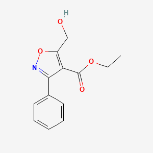Ethyl 5-(hydroxymethyl)-3-phenylisoxazole-4-carboxylate
