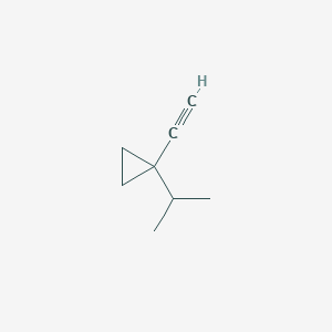 molecular formula C8H12 B2814782 1-Ethynyl-1-(propan-2-yl)cyclopropane CAS No. 2101782-54-9