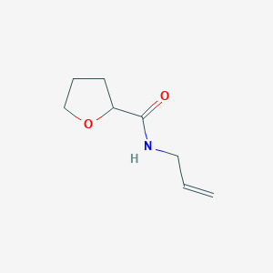 molecular formula C8H13NO2 B2814791 N-(prop-2-en-1-yl)oxolane-2-carboxamide CAS No. 546091-07-0