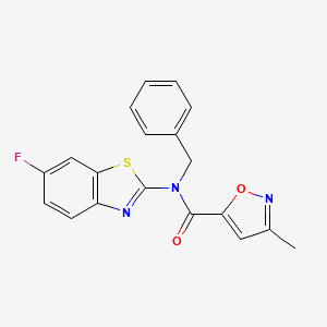 B2814862 N-benzyl-N-(6-fluorobenzo[d]thiazol-2-yl)-3-methylisoxazole-5-carboxamide CAS No. 946317-49-3