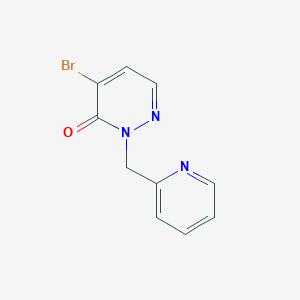 4-Bromo-2-(pyridin-2-ylmethyl)pyridazin-3(2H)-one