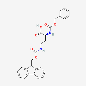 molecular formula C27H26N2O6 B2815073 Z-L-Dab(Fmoc)-OH CAS No. 1217471-94-7; 151132-82-0