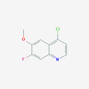 molecular formula C10H7ClFNO B2815095 4-Chloro-7-fluoro-6-methoxyquinoline CAS No. 25759-94-8
