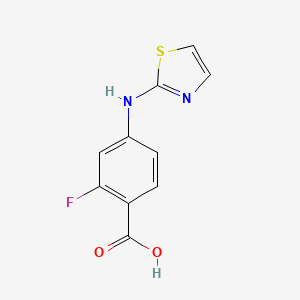 2-Fluoro-4-[(1,3-thiazol-2-yl)amino]benzoic acid