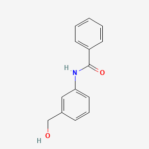 molecular formula C14H13NO2 B2815137 N-[3-(hydroxymethyl)phenyl]benzamide CAS No. 80936-65-8
