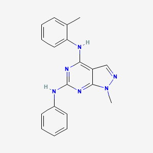 1-methyl-N~4~-(2-methylphenyl)-N~6~-phenyl-1H-pyrazolo[3,4-d]pyrimidine-4,6-diamine