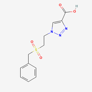 1-(2-phenylmethanesulfonylethyl)-1H-1,2,3-triazole-4-carboxylic acid