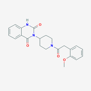 3-(1-(2-(2-methoxyphenyl)acetyl)piperidin-4-yl)quinazoline-2,4(1H,3H)-dione