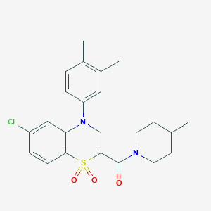 3-[3-(4-tert-butylphenyl)-1,2,4-oxadiazol-5-yl]-1-(4-methoxyphenyl)pyridazin-4(1H)-one