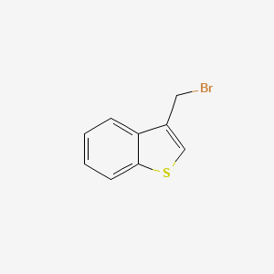 molecular formula C9H7BrS B2815245 3-(Bromomethyl)benzo[b]thiophene CAS No. 1196-19-6