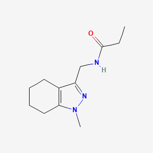 molecular formula C12H19N3O B2815391 N-((1-methyl-4,5,6,7-tetrahydro-1H-indazol-3-yl)methyl)propionamide CAS No. 1448062-65-4