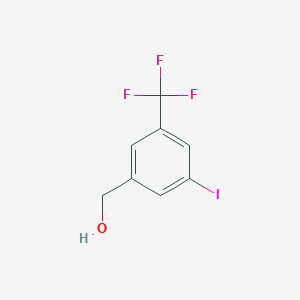 molecular formula C8H6F3IO B2815393 3-Iodo-5-(trifluoromethyl)benzyl alcohol CAS No. 868167-58-2