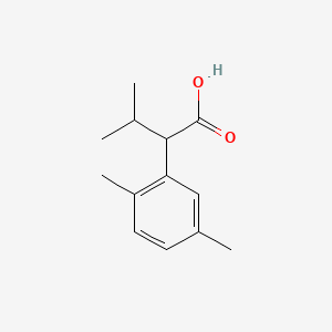 molecular formula C13H18O2 B2815394 2-(2,5-Dimethylphenyl)-3-methylbutanoic acid CAS No. 854856-05-6
