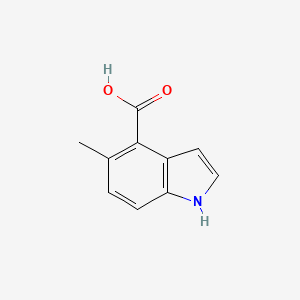 molecular formula C10H9NO2 B2815399 5-methyl-1H-indole-4-carboxylic acid CAS No. 1360950-77-1