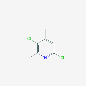molecular formula C7H7Cl2N B2815512 3,6-Dichloro-2,4-dimethylpyridine CAS No. 1639373-35-5