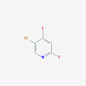 molecular formula C5H2BrF2N B2815564 5-Bromo-2,4-difluoropyridine CAS No. 1802338-36-8