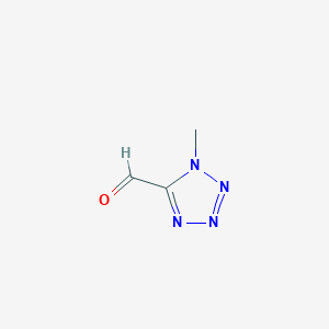 molecular formula C3H4N4O B2815648 1-Methyl-1h-tetrazole-5-carbaldehyde CAS No. 37468-62-5