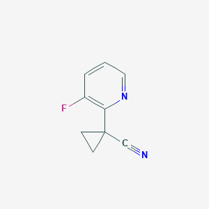 1-(3-Fluoropyridin-2-yl)cyclopropane-1-carbonitrile
