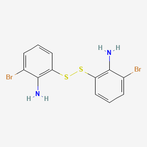 2-[(2-Amino-3-bromophenyl)disulfanyl]-6-bromoaniline