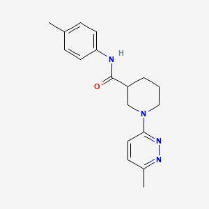 molecular formula C18H22N4O B2815776 N-(4-methylphenyl)-1-(6-methylpyridazin-3-yl)piperidine-3-carboxamide CAS No. 2309555-68-6