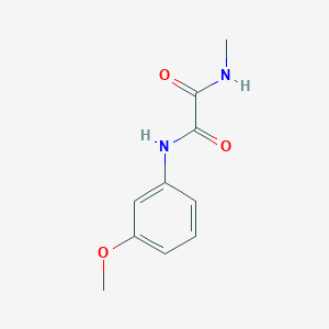 molecular formula C10H12N2O3 B2815802 N'-(3-methoxyphenyl)-N-methylethanediamide CAS No. 357268-88-3