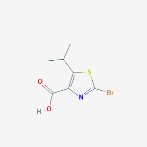 2-Bromo-5-(propan-2-yl)-1,3-thiazole-4-carboxylic acid