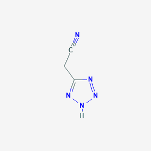 molecular formula C3H3N5 B2815864 2-(1H-1,2,3,4-Tetrazol-5-YL)acetonitrile CAS No. 13616-36-9