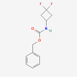 molecular formula C12H13F2NO2 B2815918 Benzyl 3,3-difluorocyclobutylcarbamate CAS No. 939399-53-8