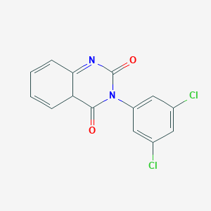 molecular formula C14H8Cl2N2O2 B2815934 3-(3,5-Dichlorophenyl)-1,2,3,4-tetrahydroquinazoline-2,4-dione CAS No. 602334-00-9