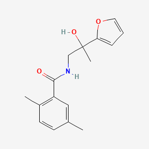 molecular formula C16H19NO3 B2815970 N-[2-(furan-2-yl)-2-hydroxypropyl]-2,5-dimethylbenzamide CAS No. 1396874-26-2
