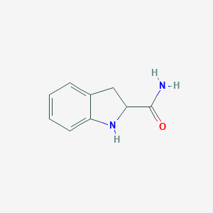 molecular formula C9H10N2O B028160 2,3-dihydro-1H-indole-2-carboxamide CAS No. 108906-13-4