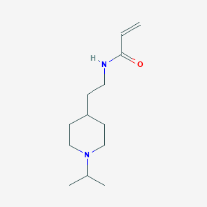 molecular formula C13H24N2O B2816041 N-[2-(1-Propan-2-ylpiperidin-4-yl)ethyl]prop-2-enamide CAS No. 2361640-73-3