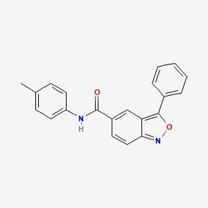 N-(4-methylphenyl)-3-phenyl-2,1-benzoxazole-5-carboxamide