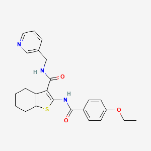 2-(4-ethoxybenzamido)-N-(pyridin-3-ylmethyl)-4,5,6,7-tetrahydrobenzo[b]thiophene-3-carboxamide