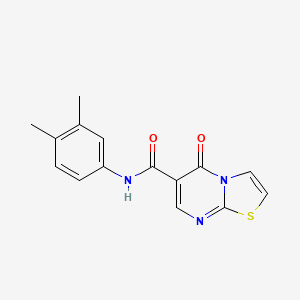 N-(3,4-dimethylphenyl)-5-oxo-5H-thiazolo[3,2-a]pyrimidine-6-carboxamide