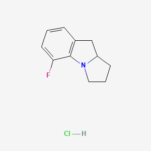 5-Fluoro-1h,2h,3h,9h,9ah-benzo[b]pyrrolizine hydrochloride