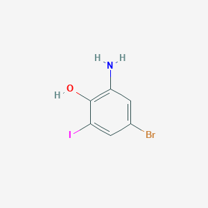 2-Amino-4-bromo-6-iodophenol