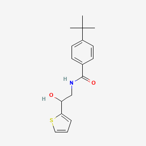 molecular formula C17H21NO2S B2816082 4-tert-butyl-N-[2-hydroxy-2-(thiophen-2-yl)ethyl]benzamide CAS No. 1283680-99-8