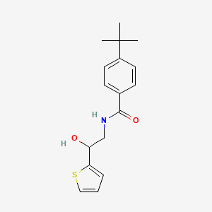 4-(tert-butyl)-N-(2-hydroxy-2-(thiophen-2-yl)ethyl)benzamide