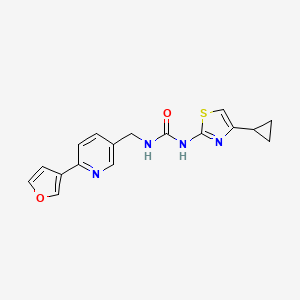 1-(4-Cyclopropylthiazol-2-yl)-3-((6-(furan-3-yl)pyridin-3-yl)methyl)urea