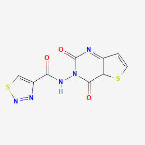 N-{2,4-dioxo-1H,2H,3H,4H-thieno[3,2-d]pyrimidin-3-yl}-1,2,3-thiadiazole-4-carboxamide