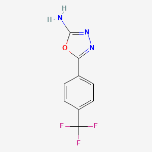 5-[4-(Trifluoromethyl)phenyl]-1,3,4-oxadiazol-2-amine
